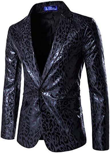 Men's Fashion Velvet Blazesr Casual Slim Fit Jackets Shawl Collar Single Row One Button Suit Jackets Groom's Dress